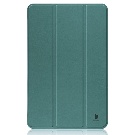 Etui Bizon Case Tab Croc do Nokia T20, ciemnozielone