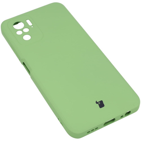 Etui Bizon Case Silicone do Xiaomi Poco M5S / Redmi Note 10 / 10S, jasnozielone