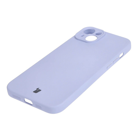 Etui Bizon Case Silicone do Apple iPhone 15 Plus, jasnofioletowe