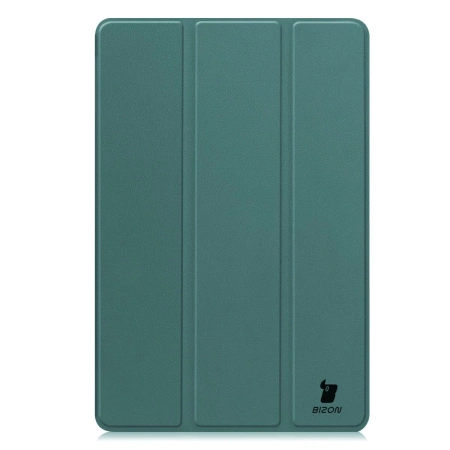 Etui z klapką Bizon Case Tab Croc do Xiaomi Redmi Pad 2, ciemnozielone