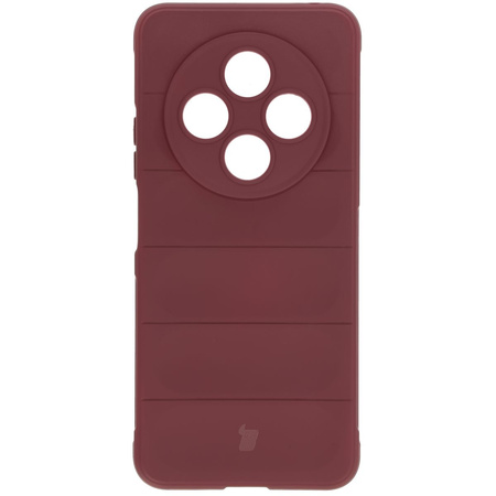 Pancerne etui Bizon Case Tur do Xiaomi Redmi 14C 4G / POCO C75, burgundowe