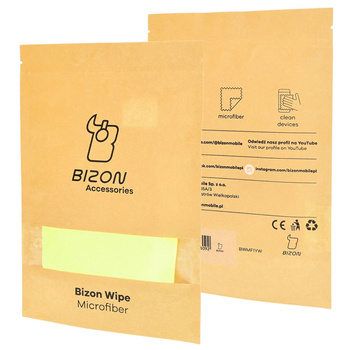 Ściereczka z mikrofibry Bizon Wipe Solo 35 x 35 cm, 1 sztuka, żółta