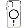 Etui z pierścieniem magnetycznym Bizon Case Marco do iPhone 11, przezroczyste z czarną ramką