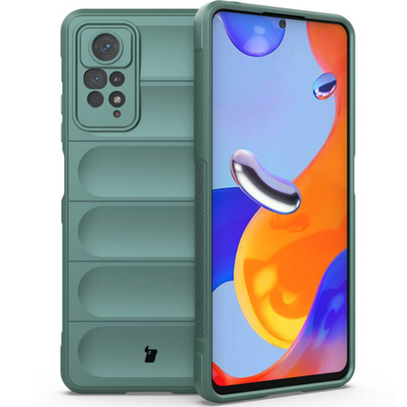 Pancerne etui Bizon Case Tur do Xiaomi Redmi Note 11 Pro / Pro 5G, ciemnozielone