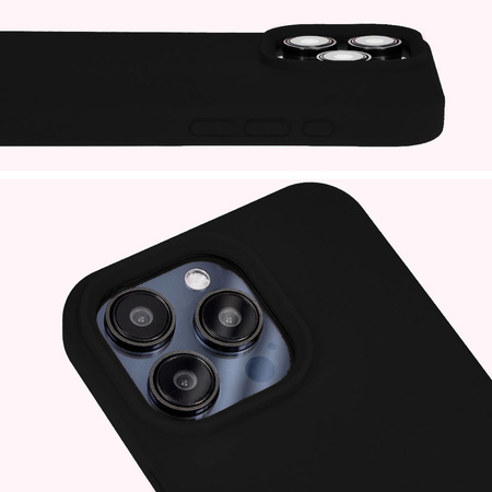 Etui silikonowe Bizon Soft Case do iPhone 15 Pro Max, czarne
