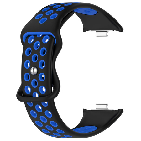 Pasek Bizon Strap Watch Octo do Redmi Watch 4 / Xiaomi Smart Band 9 Pro / 8 Pro, czarno-niebieski