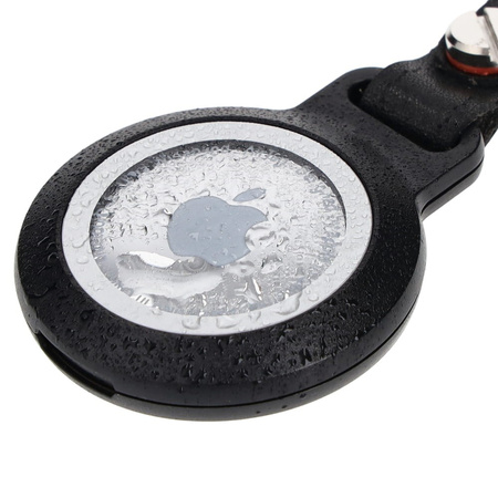 Etui Bizon Case Locator Waterproof do Apple AirTag, czarne