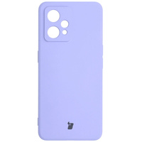 Etui Bizon Case Silicone do Realme 9 Pro+, jasnofioletowe