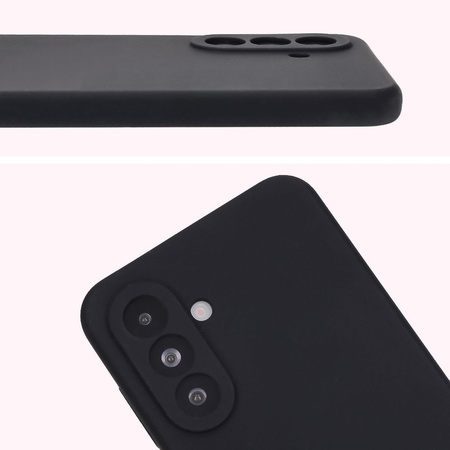 Silikonowe etui Bizon Soft Case do Galaxy A56 5G, czarne
