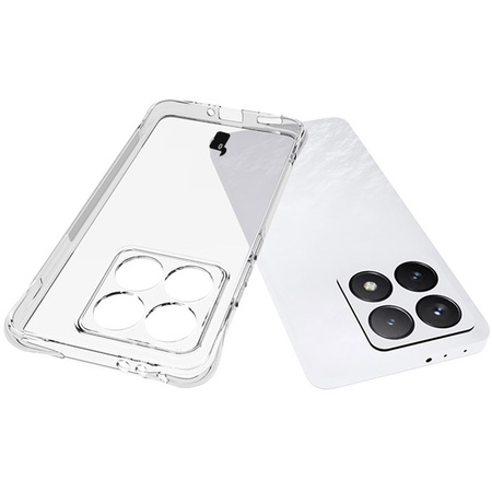 Etui + 2x szkło Bizon Case Clear Pack do Xiaomi 14T, przezroczyste