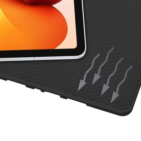 Etui z klapką Bizon Case Tab Lizard do Xiaomi POCO Pad M1 / Redmi Pad 2 Pro, granatowe