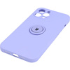 Etui Bizon Case Silicone Ring do iPhone 12 Pro Max, fioletowe