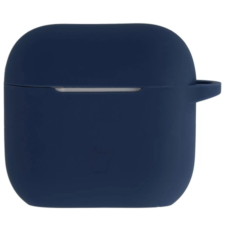 Silikonowe etui z karabińczykiem Bizon Case Headphone Silicone do AirPods 4, jasnozielone