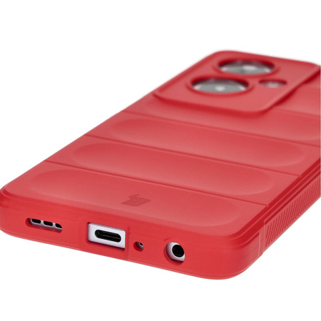 Pancerne etui Bizon Case Tur do Oppo A79 5G, czerwone