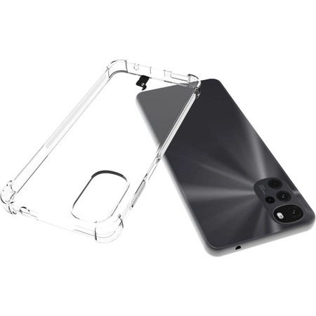 Etui + 2x szkło + obiektyw Bizon Case Clear Pack do Moto G22, przezroczyste