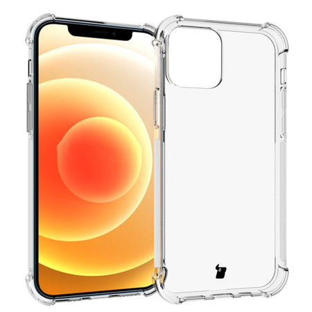 Etui + 2x szkło + obiektyw Bizon Case Clear Pack do iPhone 13, przezroczyste
