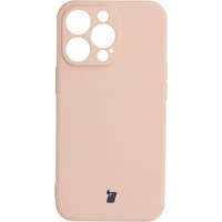 Etui Bizon Case Silicone do iPhone 13 Pro, jasnoróżowe