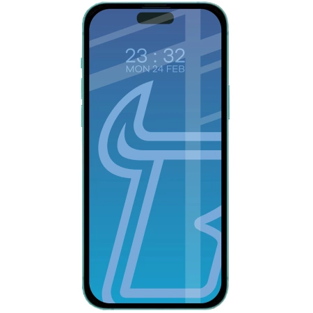 Szkło hartowane Bizon Glass Edge 2 do iPhone 15 Plus / 16 Plus, czarne