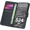 Etui z klapką Bizon Case Pocket do Galaxy S24 FE, czarne