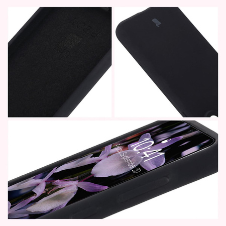 Silikonowe etui Bizon Soft Case do Galaxy A36 5G, czarne