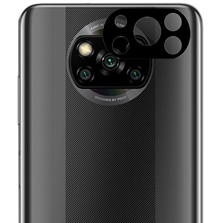 2x Szkło + szybka na aparat Bizon Edge Pack do Xiaomi Poco X3 / NFC / PRO