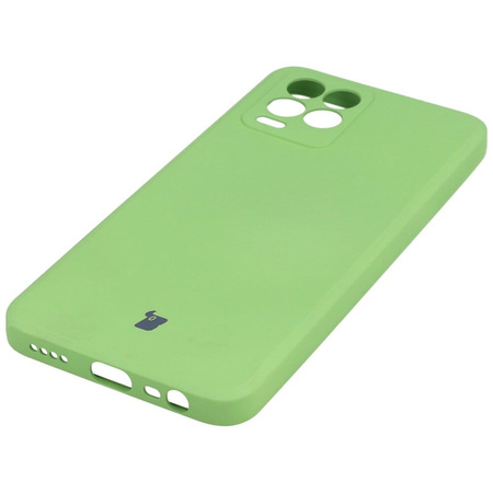 Etui Bizon Case Silicone do Realme 8 / 8 Pro, jasnozielone