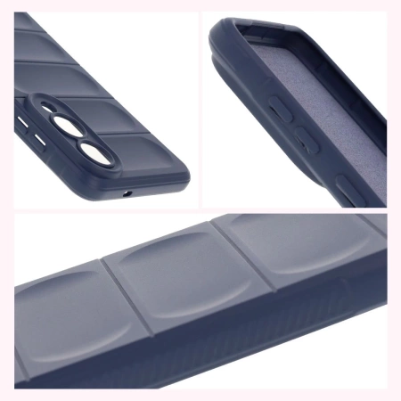 Pancerne etui Bizon Case Tur do Galaxy S25 Edge, granatowe