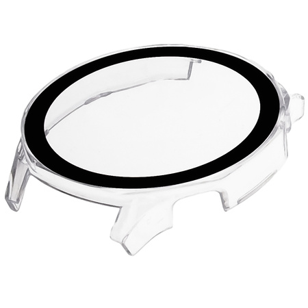 Etui ze szkłem do zegarka Bizon Case+Glass Watch do Huawei Watch GT 5 46 mm, przeźroczyste