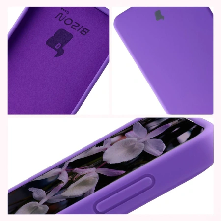 Silikonowe etui Bizon Soft Case do Galaxy S26 Plus, fioletowe