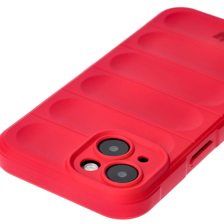 Pancerne etui Bizon Case Tur do iPhone 15, czerwone