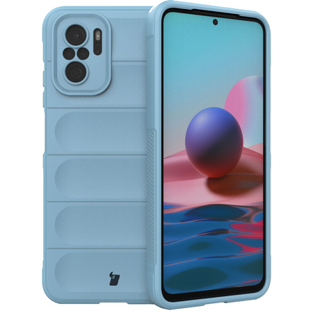 Pancerne etui Bizon Case Tur do Xiaomi Poco M5s / Xiaomi Redmi Note 10 / 10s, jasnoniebieskie