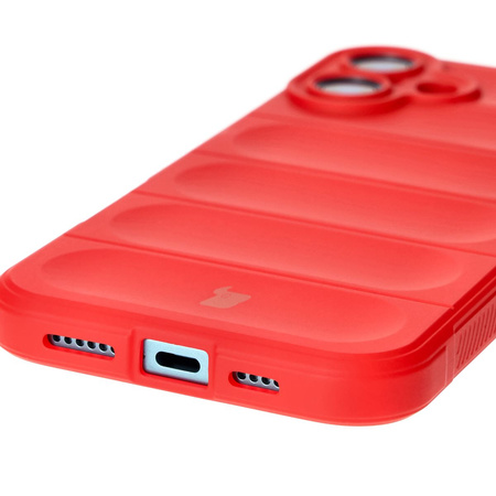 Pancerne etui Bizon Case Tur do iPhone 16 Plus, czerwone