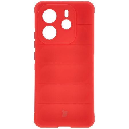 Pancerne etui Bizon Case Tur do Xiaomi Redmi Note 14 5G, czerwone