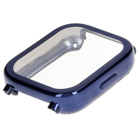 Etui z osłoną ekranu Bizon Case Watch Felipe do Xiaomi Redmi Watch 5 Active, niebieskie