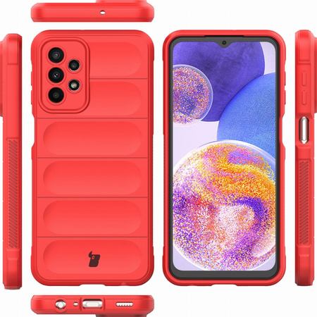 Pancerne etui Bizon Case Tur do Galaxy A23 4G / 5G, czerwone
