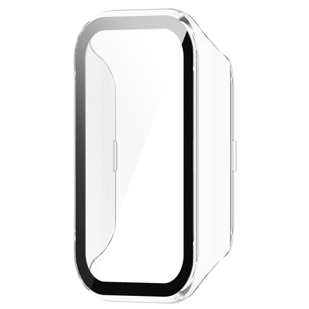 Etui Bizon Case Watch Adamo do Xiaomi Redmi Smart Band 2 / Xiaomi Mi Band 8 Active, przezroczyste