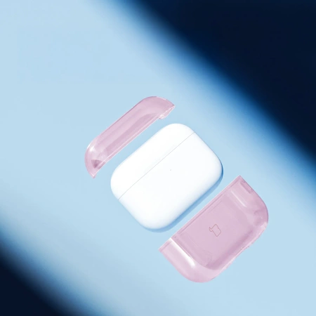 Elastyczne etui z karabińczykiem Bizon Case Headphone Clear do Samsung Galaxy Buds 3/3 Pro przeźroczyste