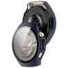 Etui ze szkłem do zegarka Bizon Case Watch Adamo do Huawei Watch 5 42 mm, niebieskie
