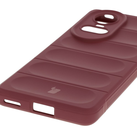 Pancerne etui Bizon Case Tur do Oppo Reno10 5G, ciemnofioletowe
