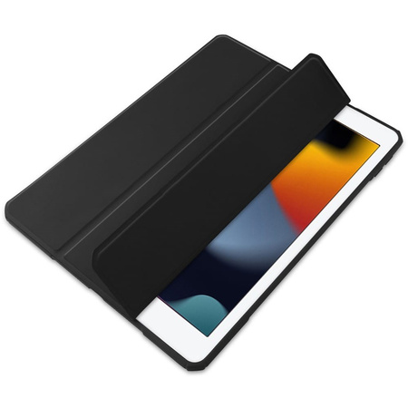 Etui Bizon Case Tab Clear Matt do Apple iPad 9/8/7 10.2 2021/2020/2019, czarne