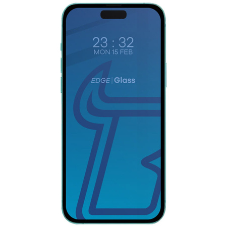 2x Szkło + szybka na aparat BIZON Edge 2 Pack do iPhone 15 Pro Max