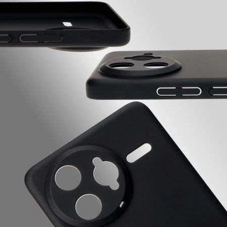 Etui Bizon Case Łupka do Xiaomi Poco F7 Ultra, czarne