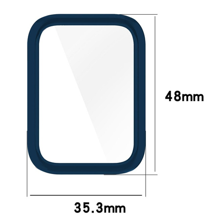 Etui Bizon Case Watch Felipe do Xiaomi Smart Band 8 Pro, niebieskie