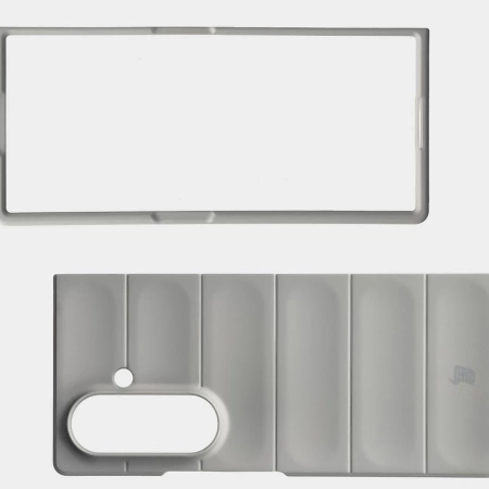 Pancerne etui Bizon Case Tur do Galaxy Z Fold7, jasnoszare