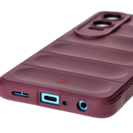 Pancerne etui Bizon Case Tur do OnePlus Nord CE4 Lite 5G, burgundowe