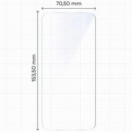 Elastyczne szkło hybrydowe Bizon Glass Mule do Oppo A6 Pro 5G