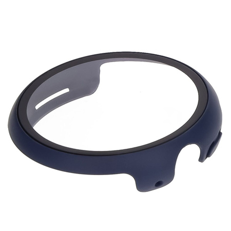 Etui ze szkłem do zegarka Bizon Case+Glass Watch do Google Pixel Watch 3 41mm, niebieskie