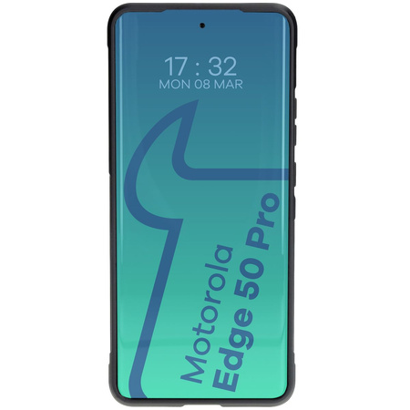 Pancerne etui Bizon Case Tur do Motorola Edge 50 Pro, czarne