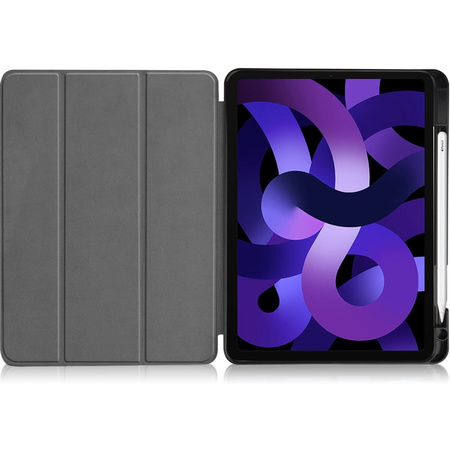 Etui Bizon Case Tab Lizard do Apple iPad Air 5 / Air 4, ciemnozielone
