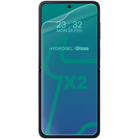 Folia hydrożelowa na tył i przód Bizon Glass Hydrogel, Oppo Find N2 Flip